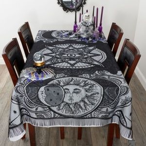 7 Ft Tarot card Celestial Tablecloth
